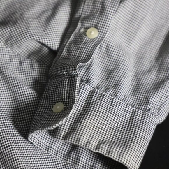 Ralph Lauren Golf Blake ButtonUp Shirt Men Gray Houndstooth Pony Logo Embroidery - Picture 4 of 10